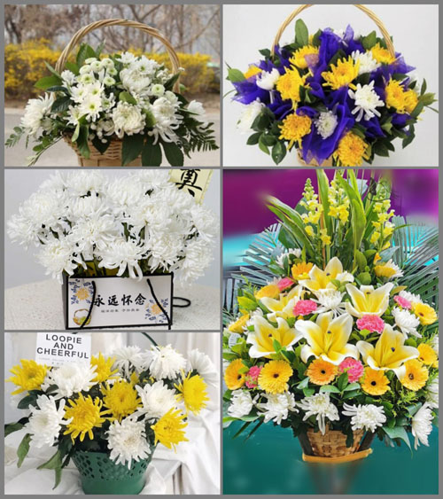 云南曲靖富源县后所镇村杆边村白事提篮配送